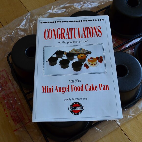 Norpro Nonstick Mini Angel Food Cake Pan Model No. 3975 NEW - Picture 14 of 14